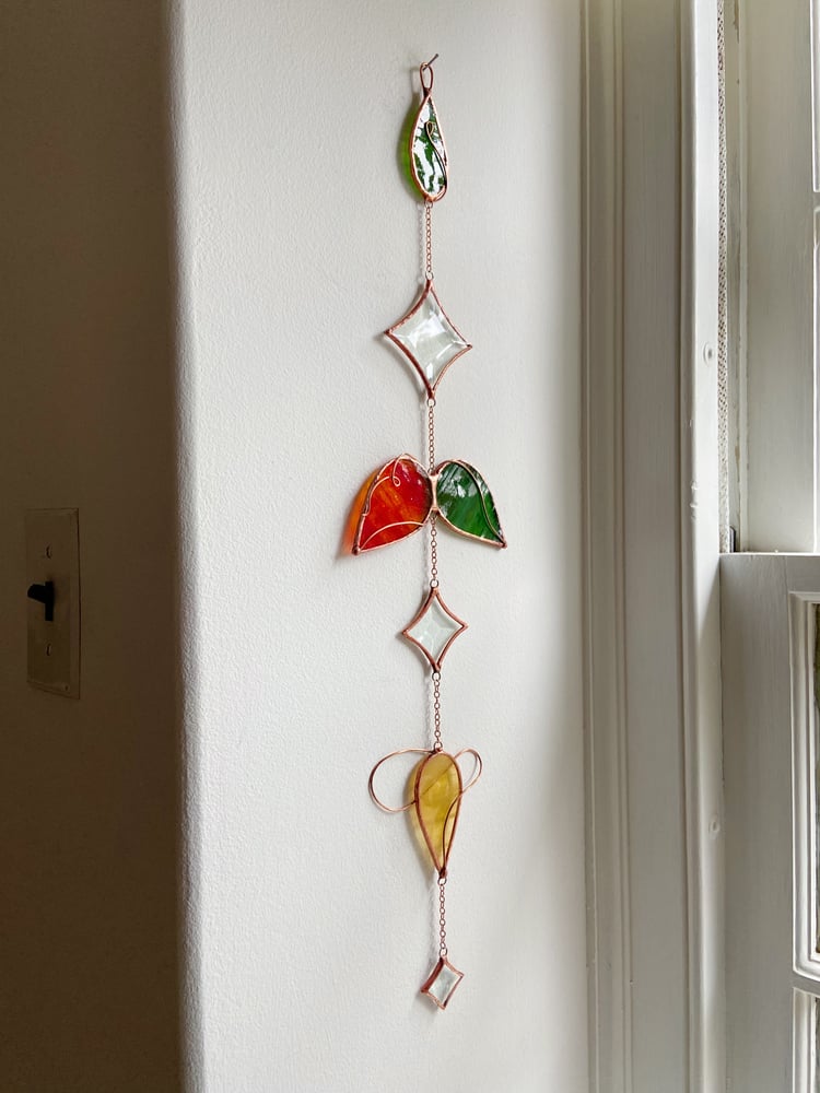 Image of Special Edition Autumn in the Peaceful Woods Suncatcher no.1