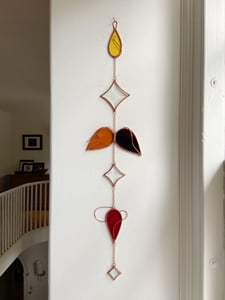 Image of Special Edition Autumn in the Peaceful Woods Suncatcher no.3