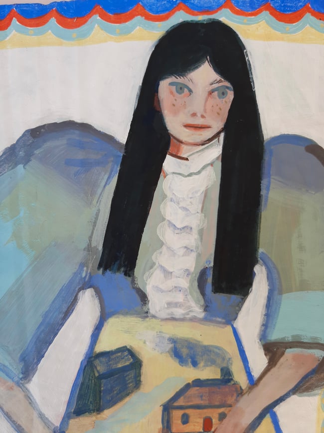 Home comforts ~ Original painting on cardboard