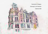 Image 15 of Tenements Of Glasgow - Drawings By Coll Hamilton - Calendar 2026