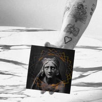 Image 5 of Midnight Sun 5"x5" Gold Ink Print