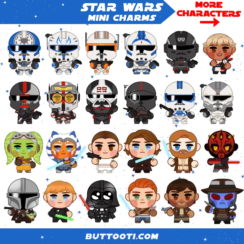 [PREORDER / IN STOCK] ☆ Star Wars Mini Charms ☆