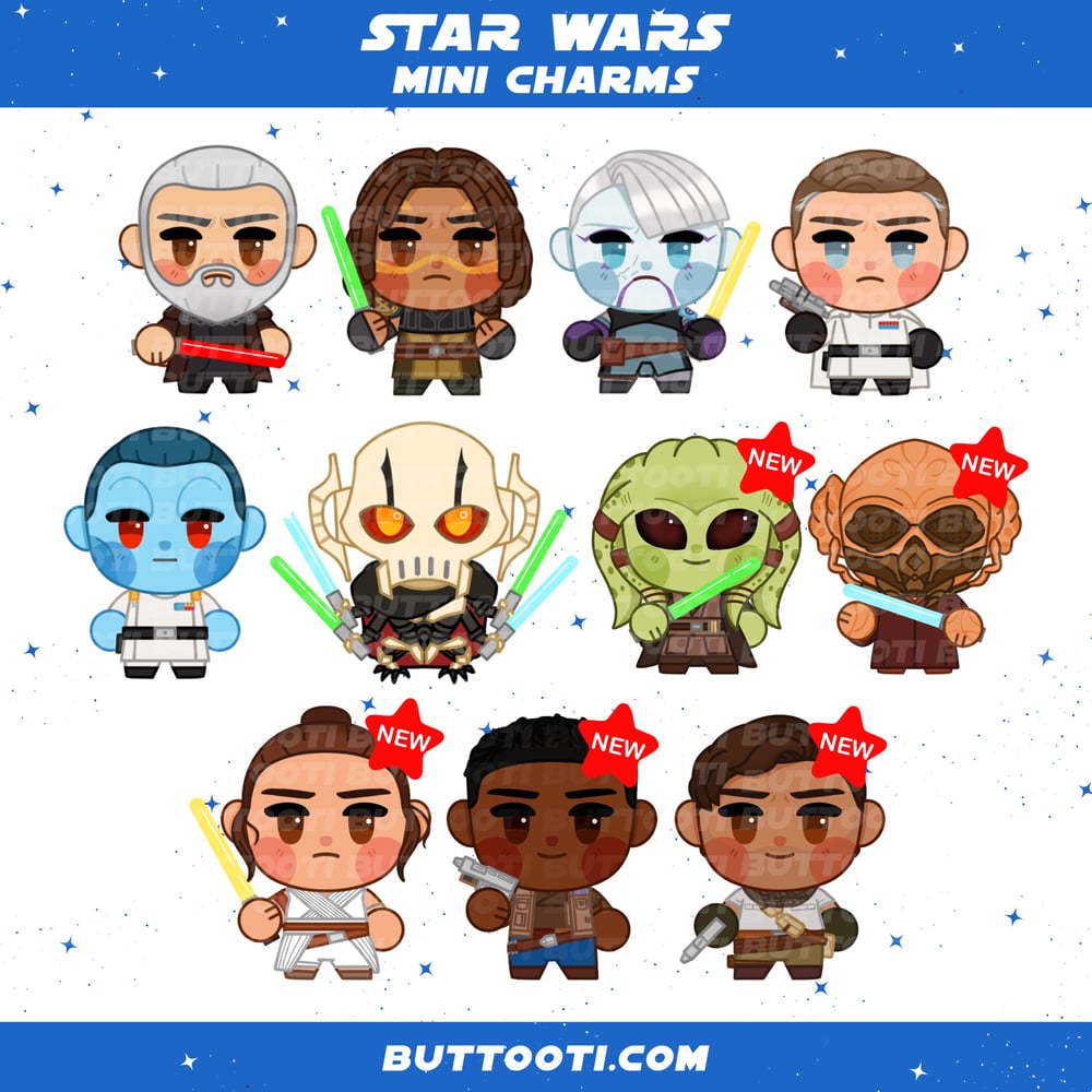 [PREORDER / IN STOCK] ☆ Star Wars Mini Charms ☆