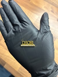 1x gold diamanté metal flat back charm