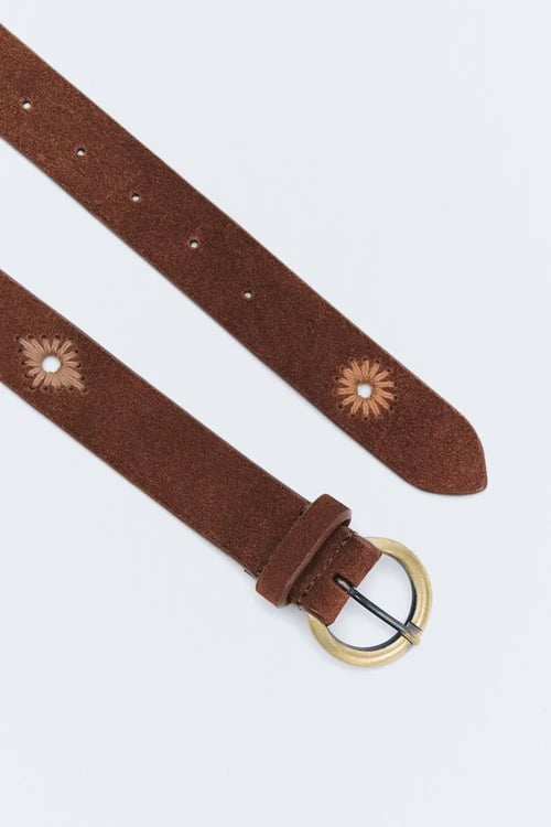 Image of 5-Cinturón serraje Boho