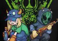 Image 2 of Bullets & Spraypaint Hoodie