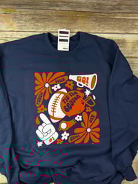 Image 1 of Football Season Crewneck Sweatshirt 