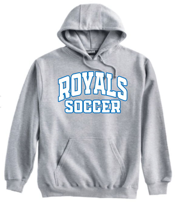 Image of 2025 ROYALS Soccer GREY Hoodie