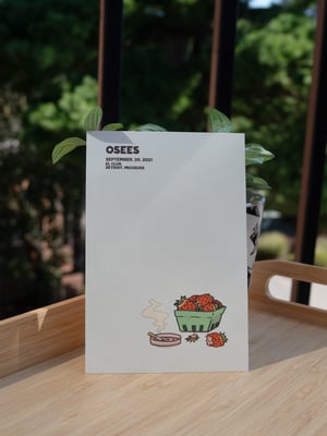 osees strawberries mini print