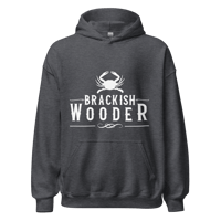 Image 12 of Classic Brackish Wooder Unisex Hoodie (White Logo)