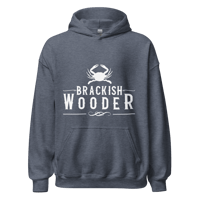Image 19 of Classic Brackish Wooder Unisex Hoodie (White Logo)
