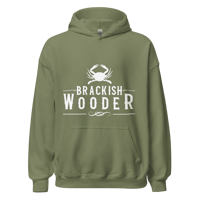 Image 23 of Classic Brackish Wooder Unisex Hoodie (White Logo)