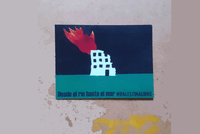 Pegatinas en apoyo a Palestina