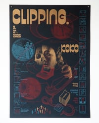 Clipping. at KOKO: Limited Edition Risograph Print