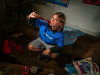 Image 3 of Camiseta Goood People azul