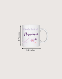 Image 3 of Life is Full of Happiness T-Shirt, Tote Bag, Mug Set