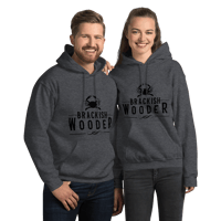 Image 3 of Classic Brackish Wooder Unisex Hoodie (Black Logo)