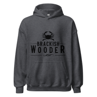 Image 4 of Classic Brackish Wooder Unisex Hoodie (Black Logo)
