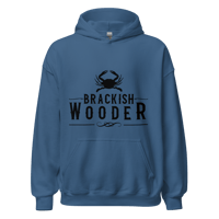 Image 8 of Classic Brackish Wooder Unisex Hoodie (Black Logo)