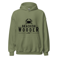 Image 14 of Classic Brackish Wooder Unisex Hoodie (Black Logo)