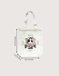 Image 2 of Breathe Bloom Shine Repeat T-Shirt, Tote Bag, Mug Set 