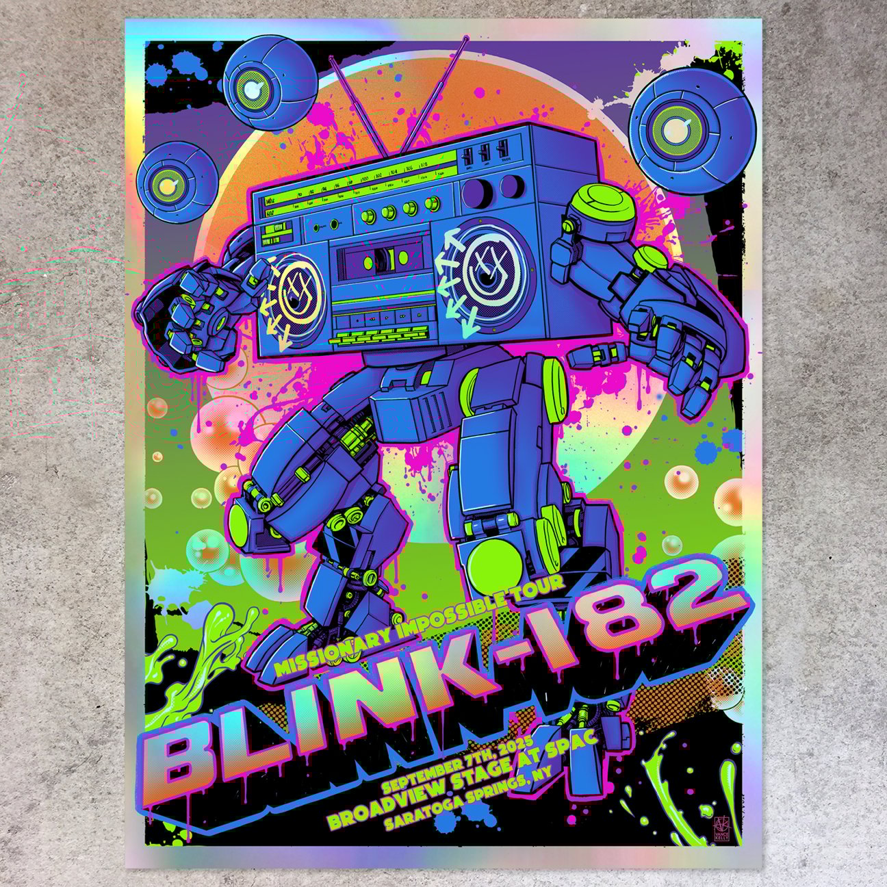 F4D Studios — Blink-182 Saratoga Springs Posters