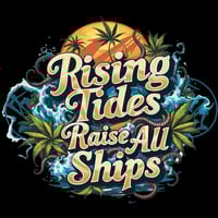 Image 1 of “Rising Tides, Raise All Ships” T-Shirt