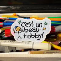 Image 2 of La vie d'artiste - 3 autocollants en vinyle