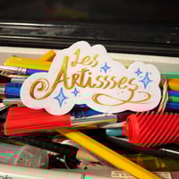 Image 4 of La vie d'artiste - 3 autocollants en vinyle