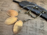 Image 11 of Golden Petals Solid Brass necklace / n7