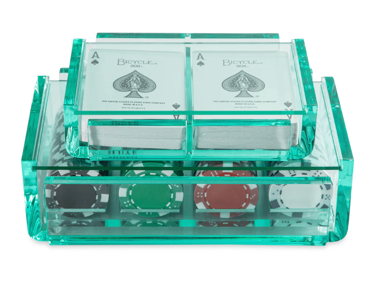 Image of Deluxe Poker Set- Crystal Edition