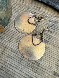 Image 8 of Alisha earrings . Solid brass construction n.3