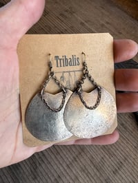 Image 9 of Alisha earrings . Solid brass construction n.3