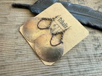 Image 13 of Alisha earrings . Solid brass construction n.3