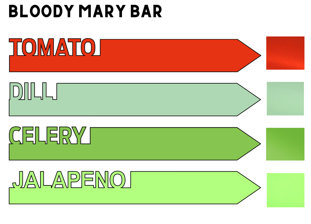 Image of Garden Marker Set: Cocktail Bar 