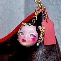 Image 1 of "Irina and Her Pet Tigers" Hand Made Bag Charm