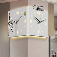 Image 4 of Peanuts Corner Wall Clock – Digital & Analog Combo