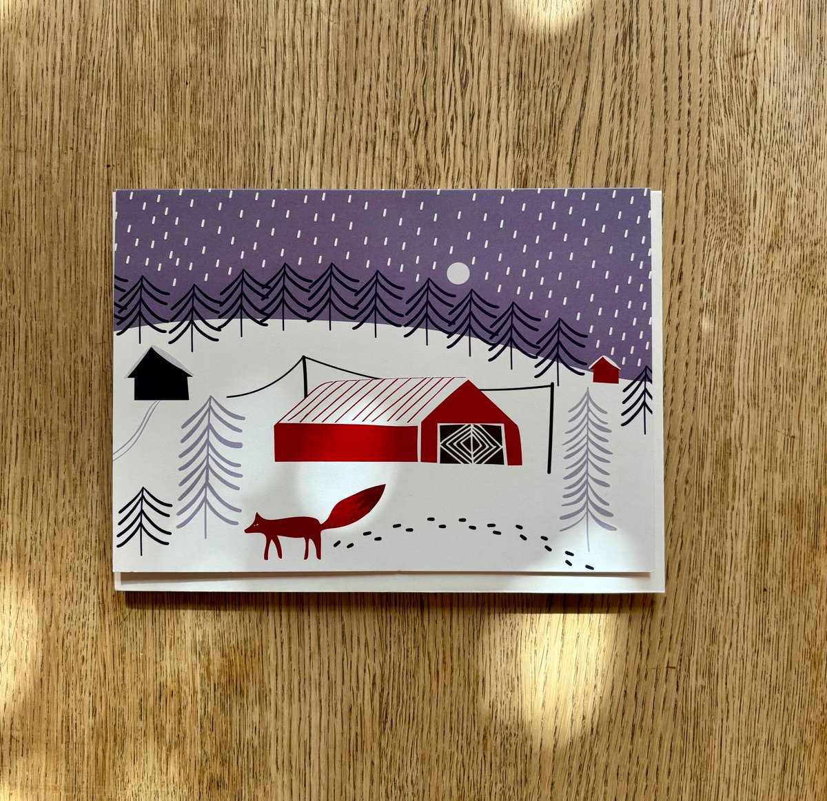 Christmas Pine Cone & Berries/ Scandi Fox scenic