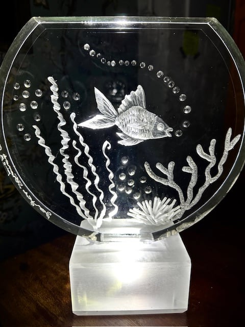 Image of Fishbowl Lamp - custom order only