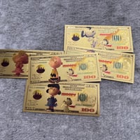 Image 4 of Snoopy Collectible $100 Bills – 5-Piece Set