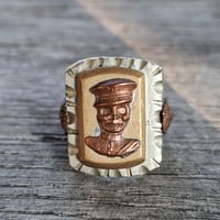 Image 1 of Soldier of Fortune Skull Ring #1, c. 1940s