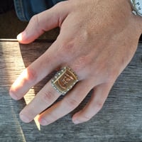 Image 5 of Soldier of Fortune Skull Ring #2, c. 1940s