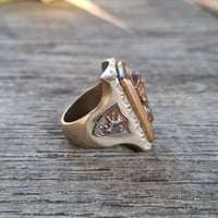 Image 3 of Soldier of Fortune Skull Ring #2, c. 1940s