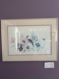Image 1 of H-397 Madrigol Pansies Watercolor
