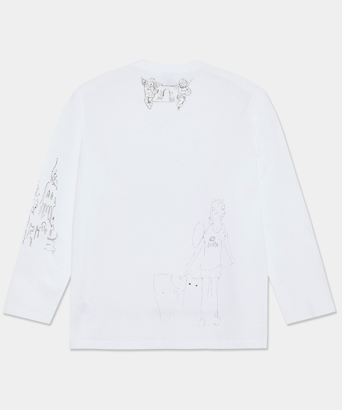 POLAR_STEVE LS TEE | RÊVE :::WHITE::: | SILO
