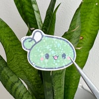 Image 1 of Holo Maplestory Slime Vinyl Sticker