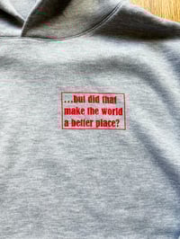 Image 3 of a better place (hoodie)