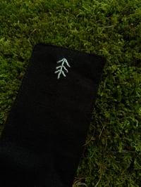 Image 2 of Hand-Embroidered Linen Rune Bookmark