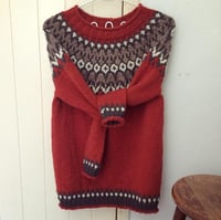 Image 3 of Riddari - Alpaca wool sweater - Rust - Preorder