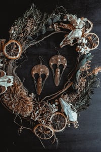 Image 2 of Ornate brass earrings